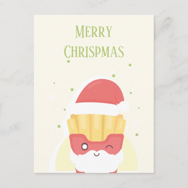 Carte Postale Crispy Patties Joyeux Noël (Devant)