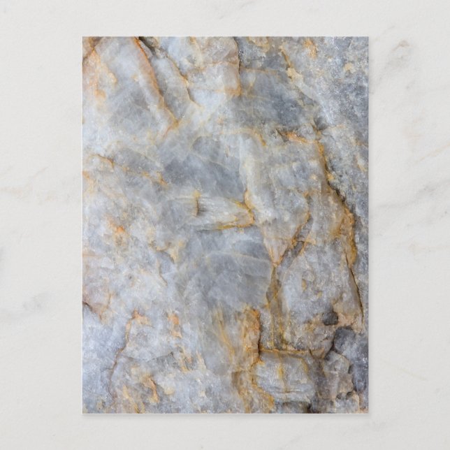 Carte Postale Cristal à quartz gris classique (Devant)
