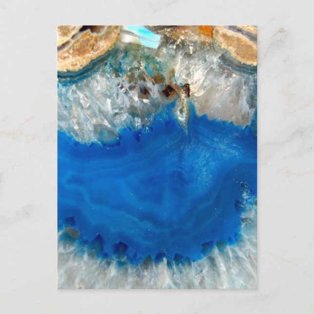 Carte Postale cristal bleu (Devant)