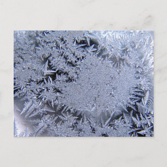 Carte Postale cristaux de glace (Devant)