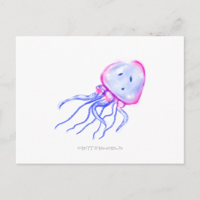 Carte Postale Critère de méduse (Devant)