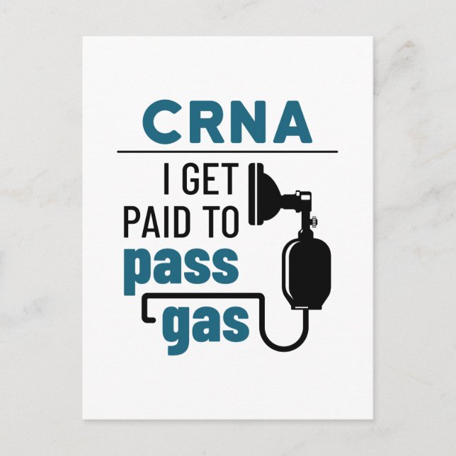Carte Postale CRNA I est payé pour passer du gaz (Devant)