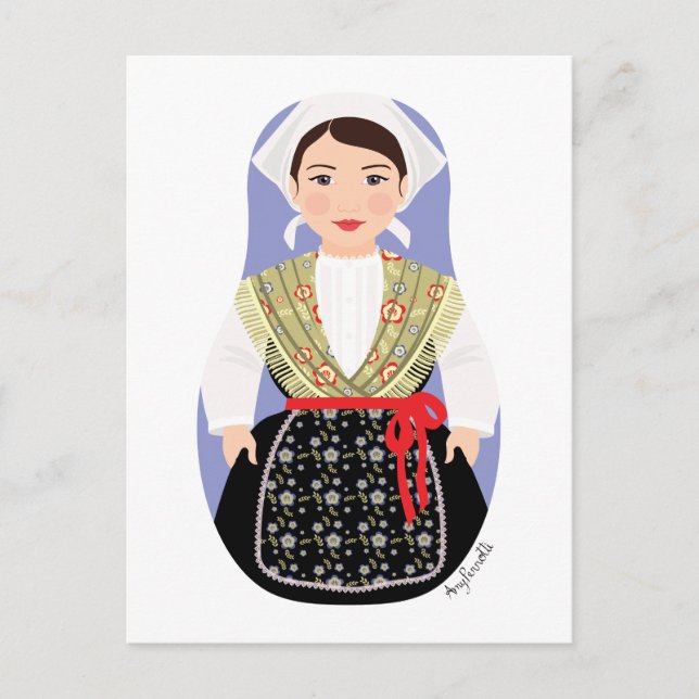 Carte postale croate, Istrie Matryoshka (Devant)