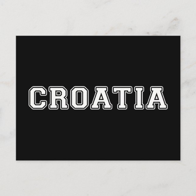Carte Postale Croatie (Devant)