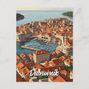 Carte Postale Croatie Dubrovnik Travel