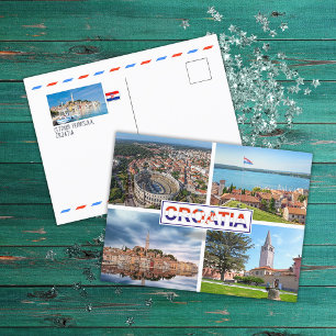 Carte Postale Croatie Hrvatska Mer Adriatique Istrie