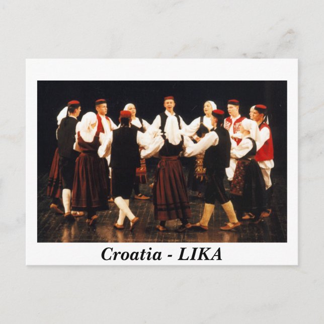 Carte Postale Croatie - LIKA (Devant)