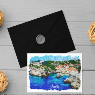 Carte Postale Croatie Panorama Voyage