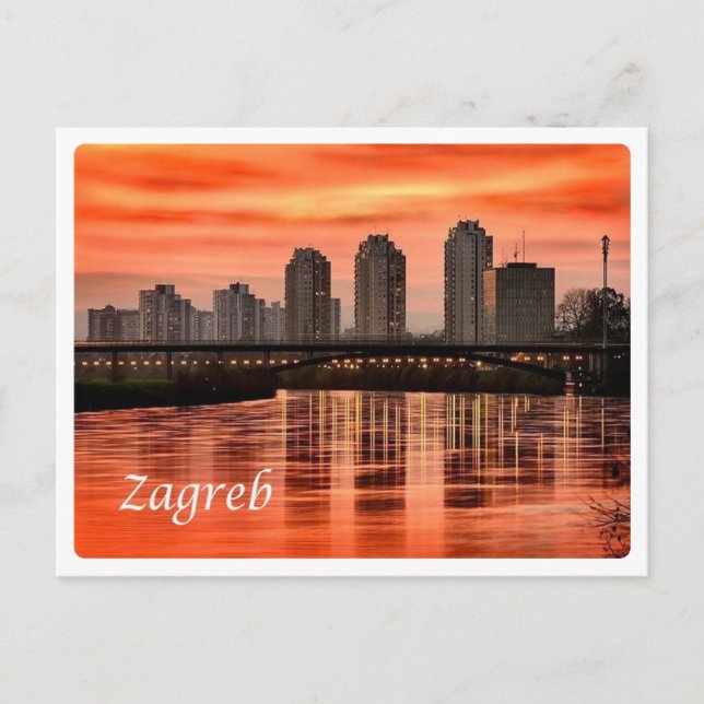 Carte Postale Croatie - Zagreb - (Devant)
