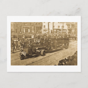 Carte Postale Crochet et échelle sur la parade - Vinatge