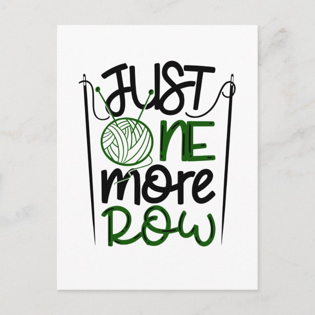 Carte Postale Crocheting (Devant)