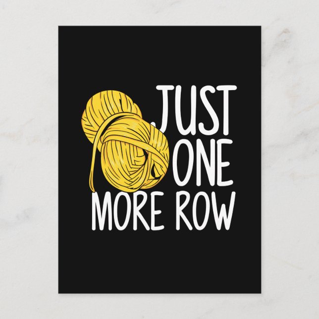 Carte Postale Crocheting Knitting (Devant)