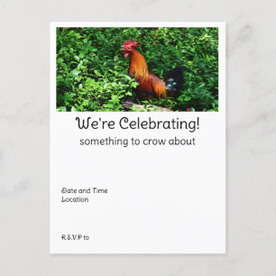 Carte Postale Croisement de coq