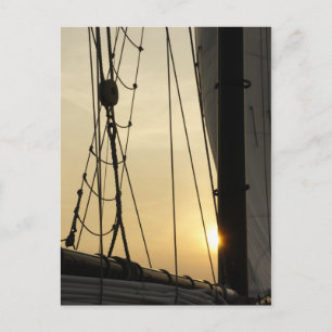 Carte Postale Croisière au coucher du soleil