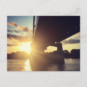 Carte Postale croisière au coucher du soleil sur le fleuve missi