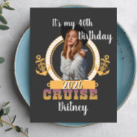 Croisière d'anniversaire personnalisée Visage pers