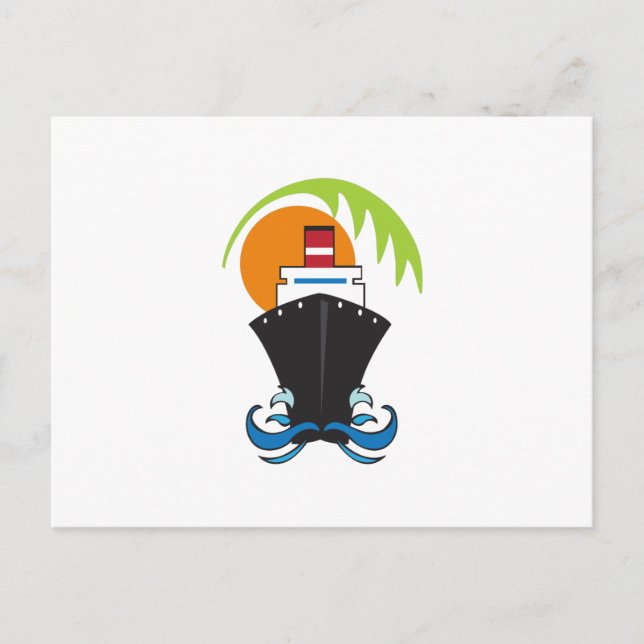 CARTE POSTALE CROISIÈRE DES CARAÏBES (Devant)