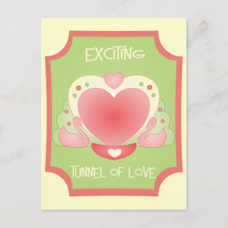 Carte Postale Croisière en bateau romantique