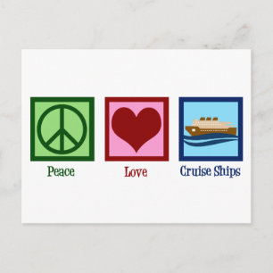 Carte Postale Croisière Peace Love Cruises