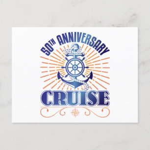 Carte Postale Croisière pour le 50e anniversaire