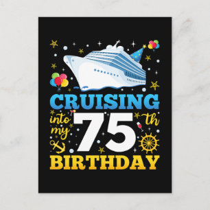 Carte Postale Croisière Pour Mon Anniversaire De 75 Ans