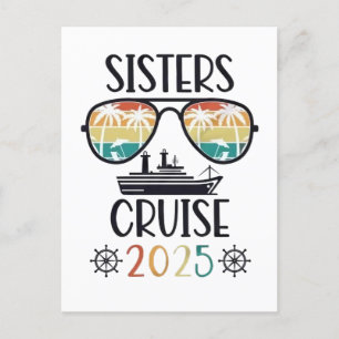 Carte Postale Croisière Sisters 2025 Voyage Famille Correspondan