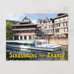 Carte Postale Croisière sur l'Ill à Strasbourg, France