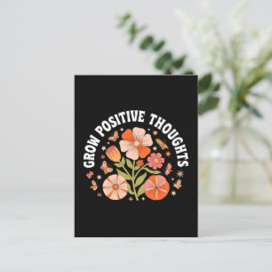 Carte Postale Croissance des pensées positives - Inspirationnel