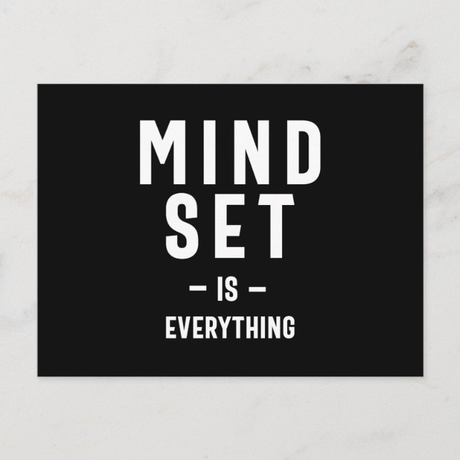 Carte Postale Croissance Esprit Entrepreneur Enseignant Fitness  (Devant)