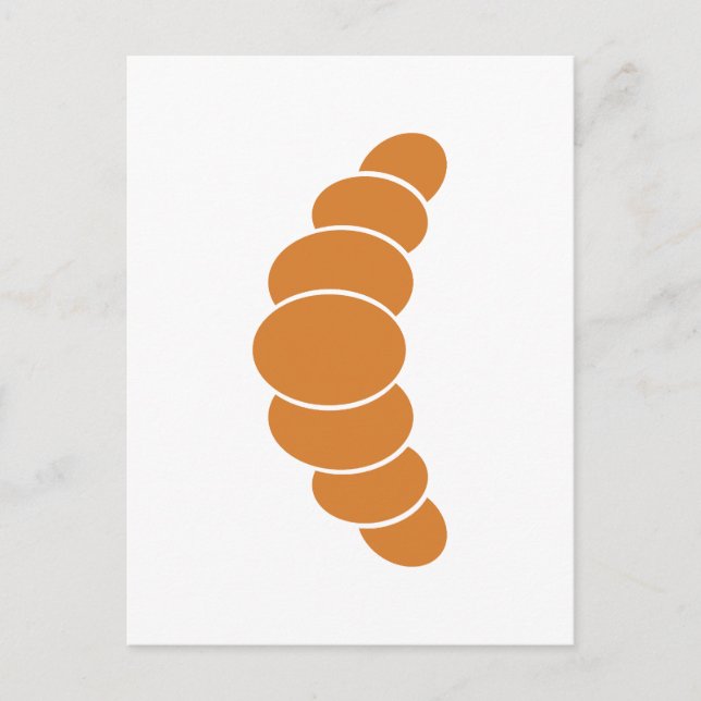 Carte Postale Croissant (Devant)