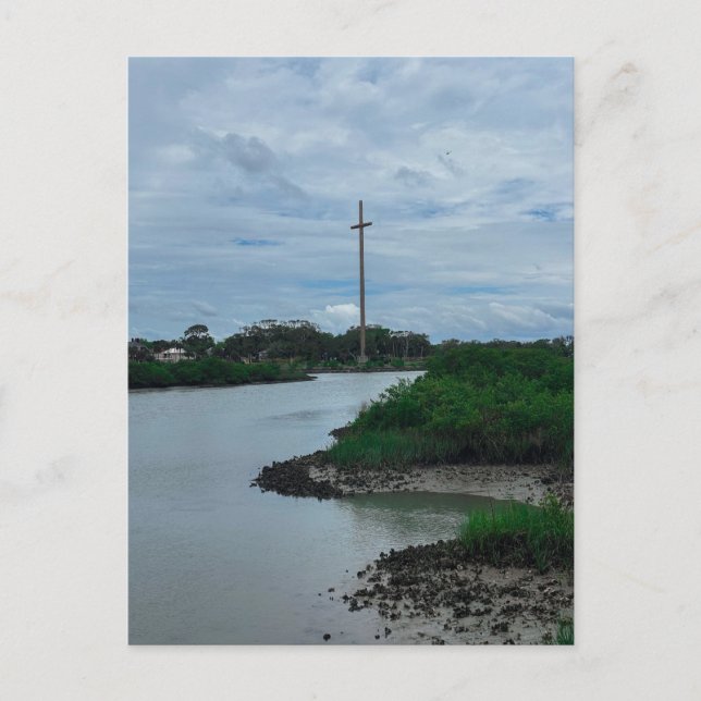 Carte Postale Croix au bord de l'eau (Devant)