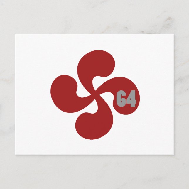 Carte Postale Croix Basque 64 (Devant)