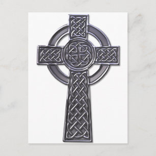 Carte Postale Croix celtique - Argent