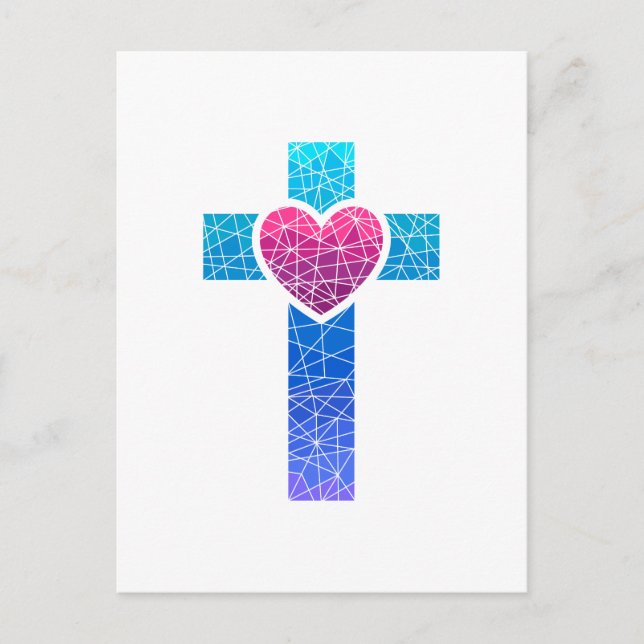 Carte Postale Croix chrétienne (Devant)