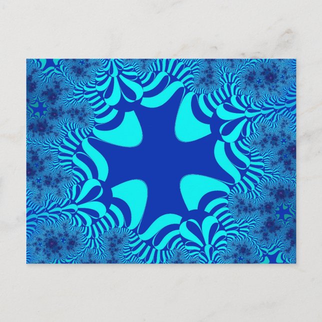 Carte Postale Croix de l'océan bleu (Devant)