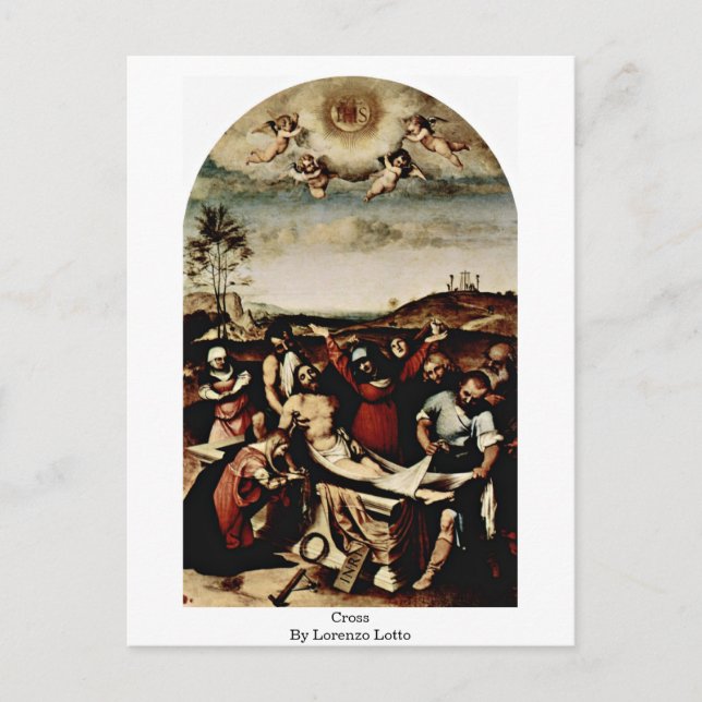 Carte Postale Croix de Lorenzo Lotto (Devant)