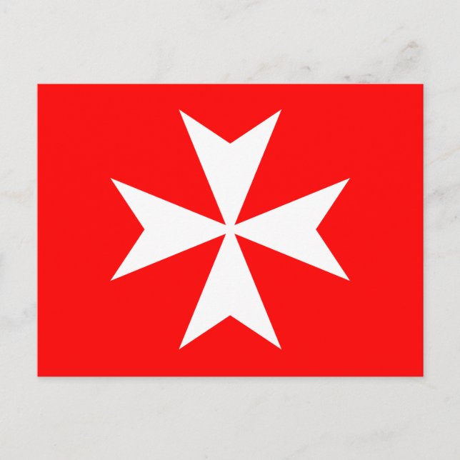 Carte Postale Croix de Malte (Devant)