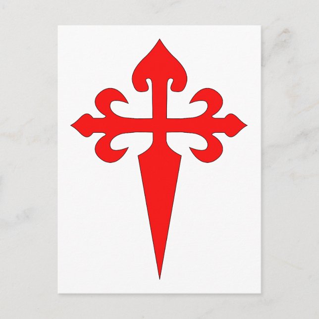 Carte Postale Croix De Santiago (Devant)