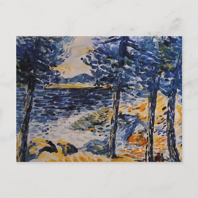 Carte Postale Croix Henri-Edmond : Pins de la mer (Devant)