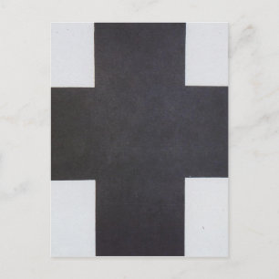 Carte Postale Croix noire par Kazimir Malevich