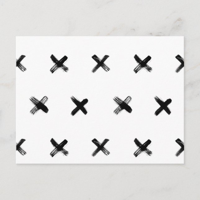 Carte Postale Croix Polkadot - Dense (Devant)