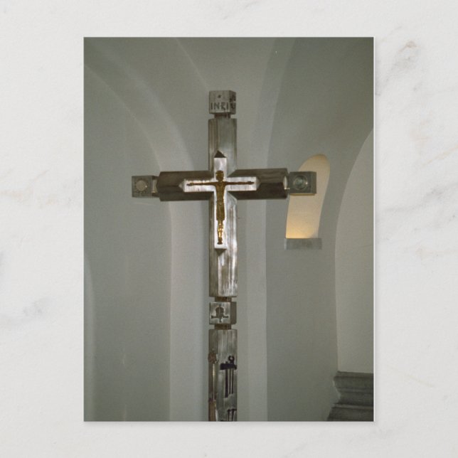 Carte Postale Croix processionnelle dans les catacombes (Devant)