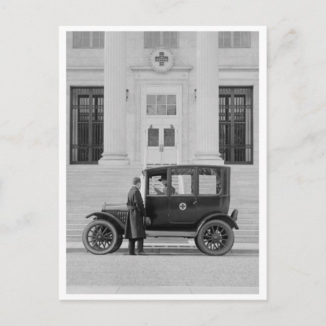 Carte Postale Croix Rouge Coupe (Devant)