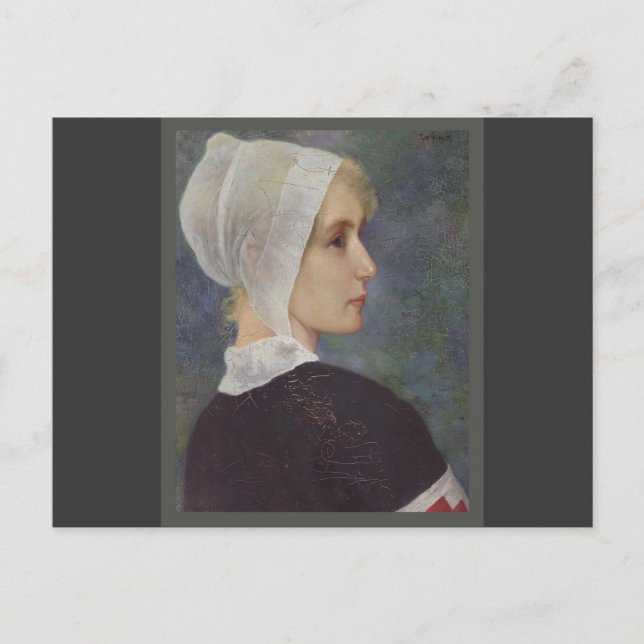 Carte Postale Croix-Rouge Infirmière par Theodor Grust (Devant)