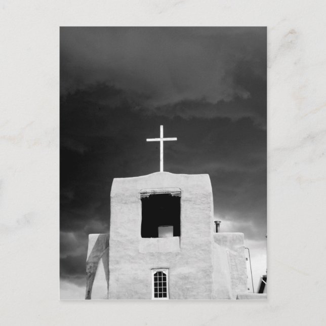 Carte Postale Croix sur la plus ancienne église, San Miguel, Pèr (Devant)