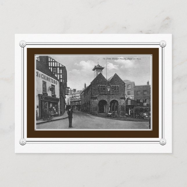 Carte Postale croix sur le wye, Herefordshire (Devant)