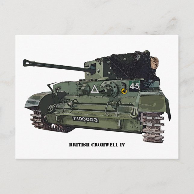Carte Postale Cromwell IV (Devant)
