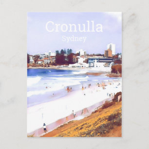 Carte Postale Cronulla Sydney beach banlieue voyage