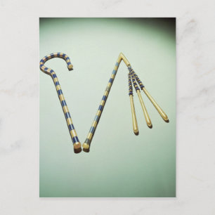 Carte Postale Crook et échec, de la Tombe de Toutankhamon