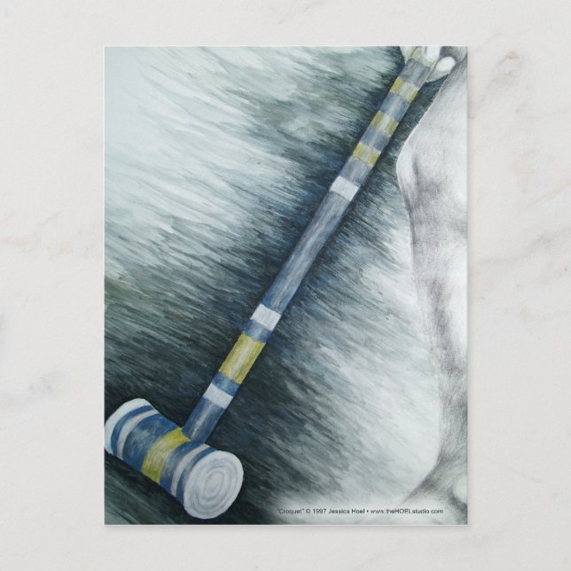 Carte postale Croquet (Devant)